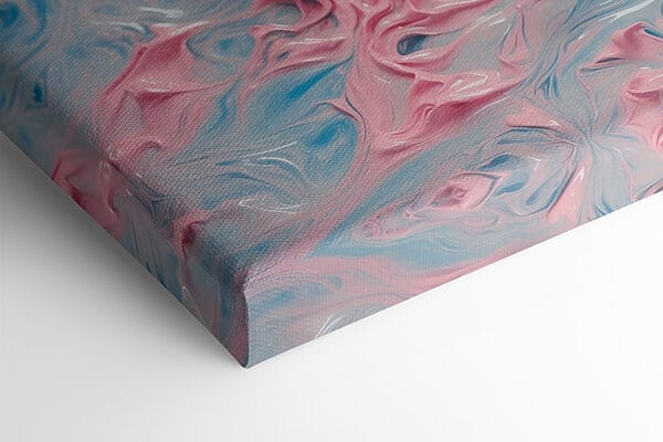 Groep roze rozen op een blauw en wit vlak Groep roze rozen op een blauw en wit vlak