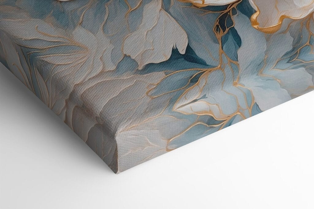 Painting of a white flower