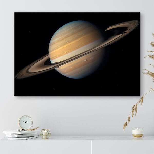 Planeet met ringen eromheen Planeet met ringen eromheen
