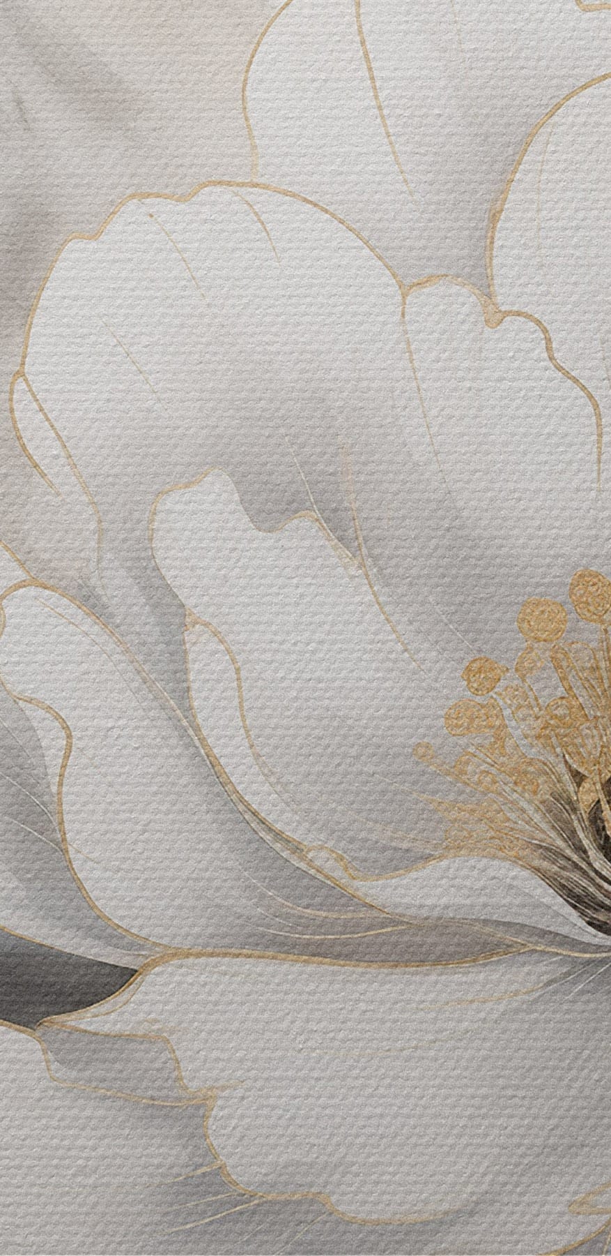 Schilderij van een bloem Schilderij van een bloem