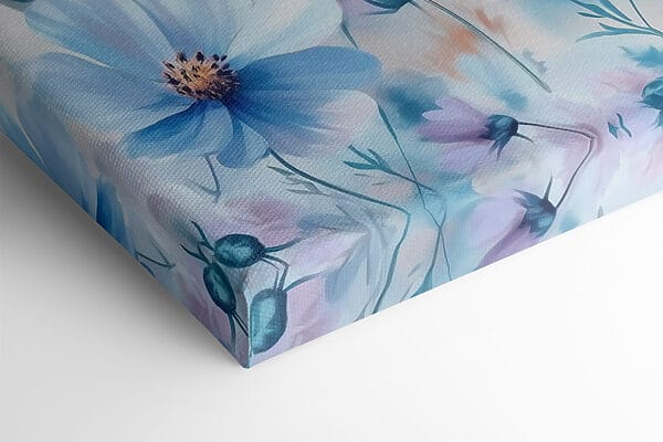 Groep blauwe bloemen Groep blauwe bloemen
