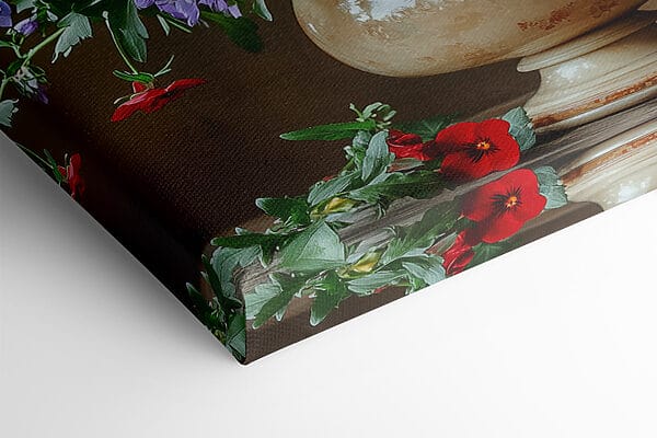 Vaas met kleurrijke bloemen Vaas met kleurrijke bloemen