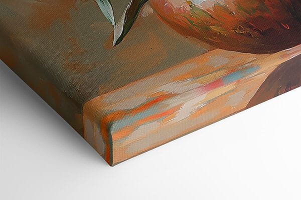 Schilderij van bloemen in een vaas Schilderij van bloemen in een vaas