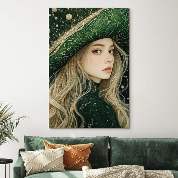 Vrouw met groene hoed Vrouw met groene hoed