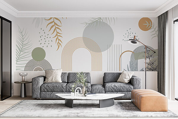 Grafisch ontwerp van planten en bladeren Grafisch ontwerp van planten en bladeren