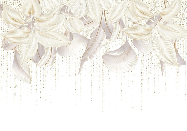Delicate bladeren met subtiele texturen Delicate bladeren met subtiele texturen
