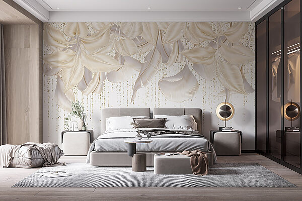 Delicate bladeren met subtiele texturen Delicate bladeren met subtiele texturen