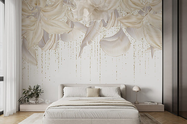 Delicate bladeren met subtiele texturen Delicate bladeren met subtiele texturen