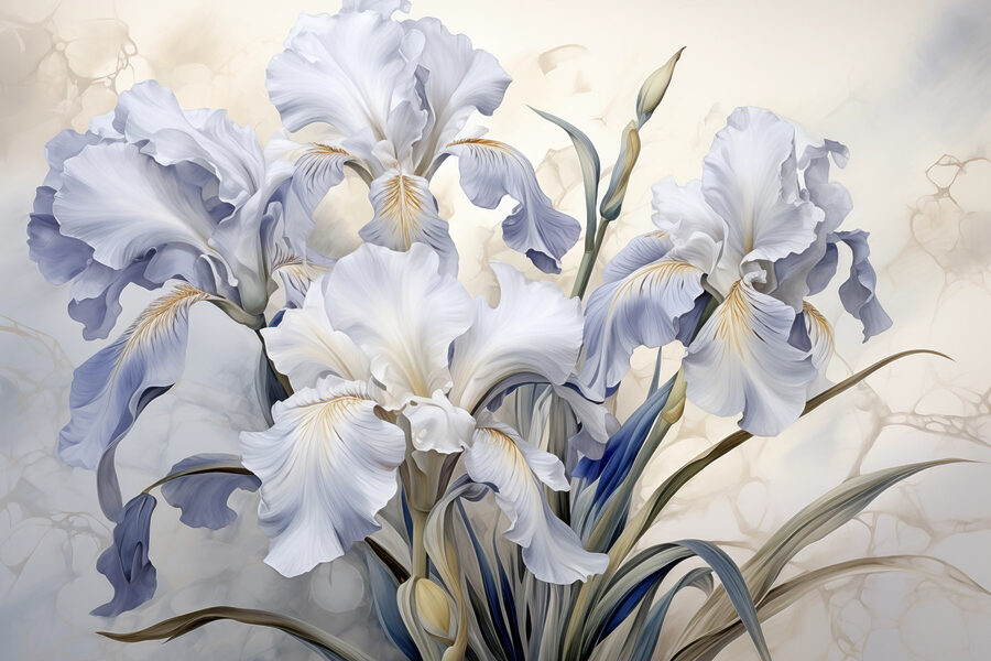 Prachtige bloemen in zachte tinten