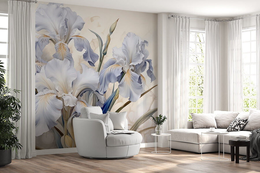 Prachtige bloemen in zachte tinten