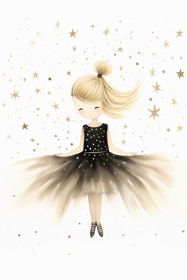 Meisje in een tutu Meisje in een tutu