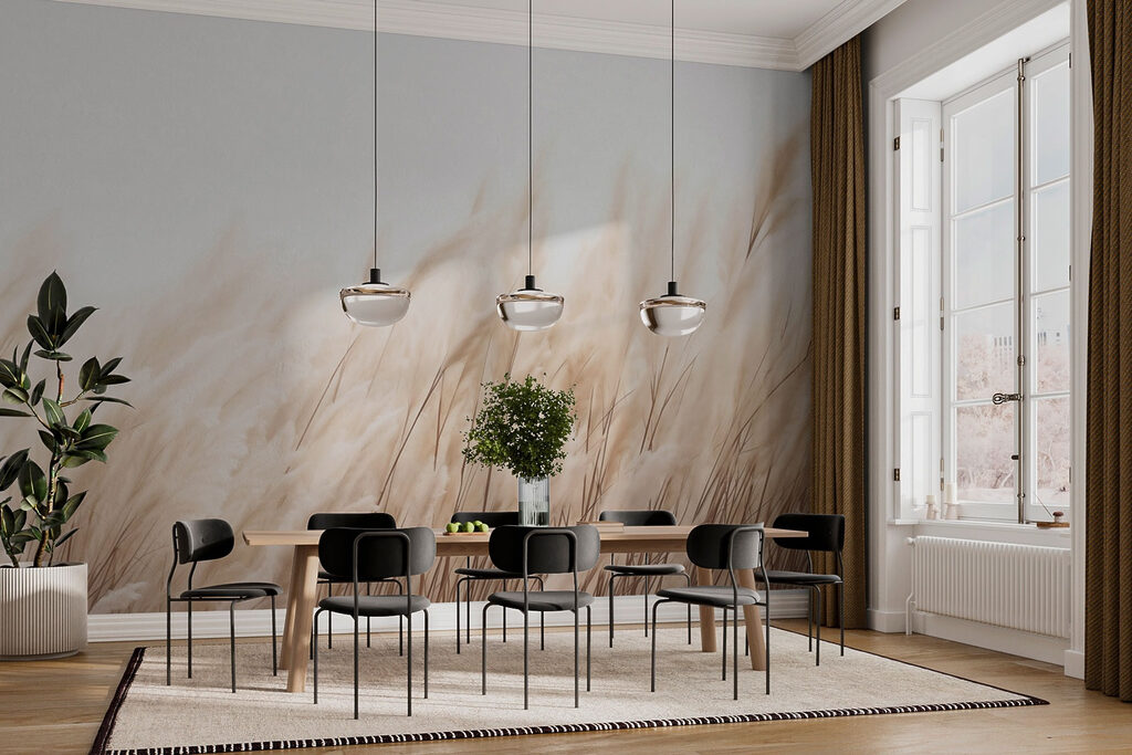 Soft reeds swaying in the breeze