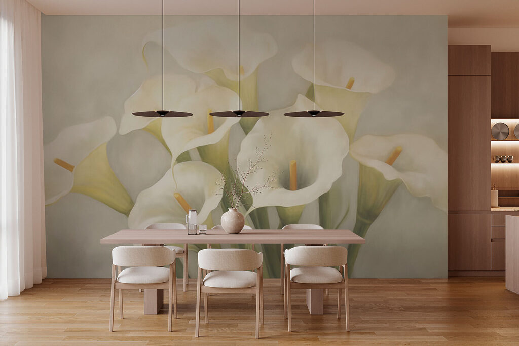 Group of white flowers Group of white flowers