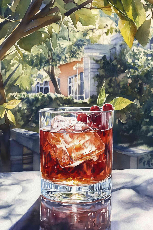 Glas ijs en kersen Glas ijs en kersen
