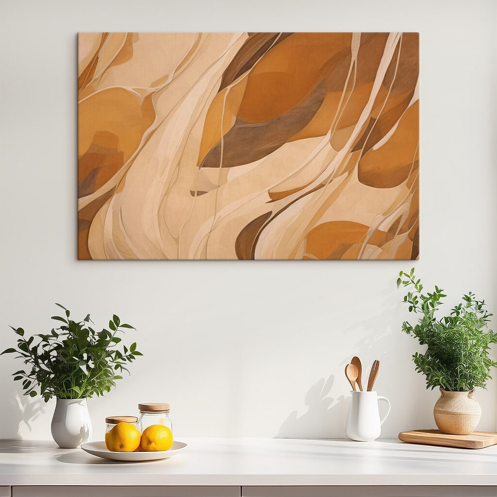 Abstract curves in warm hues Abstract curves in warm hues