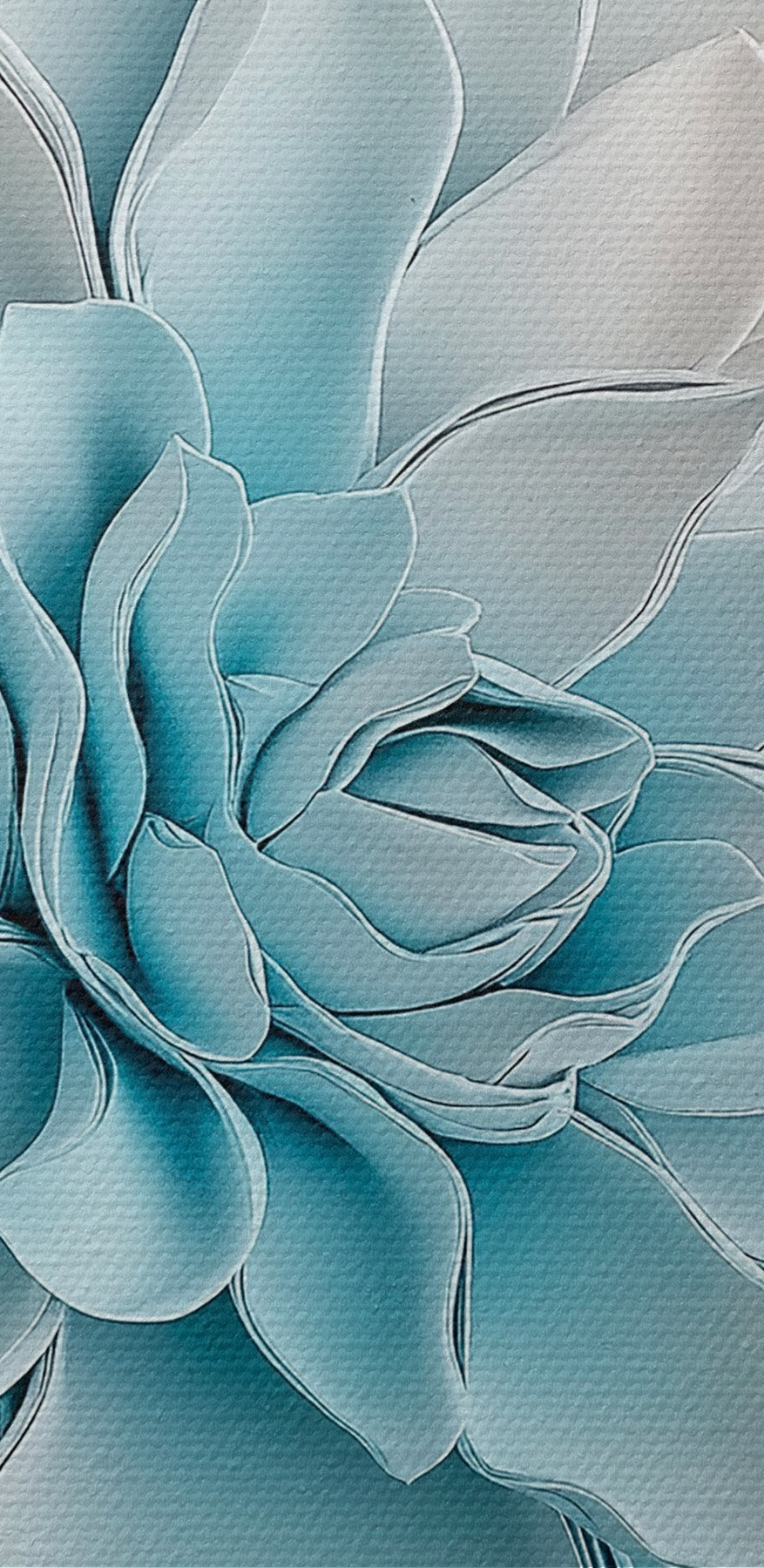 Witte bloem van papier