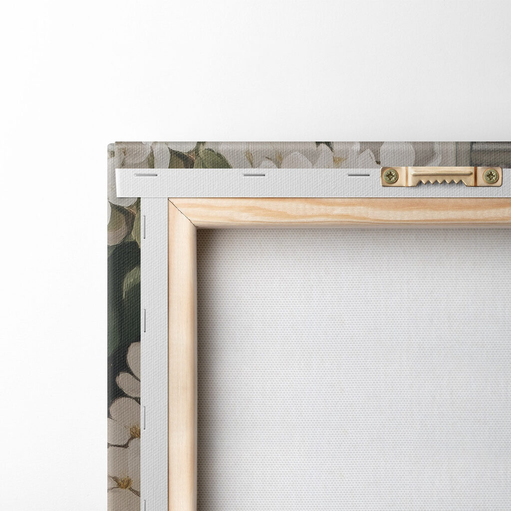 Glass of wine next to flowers