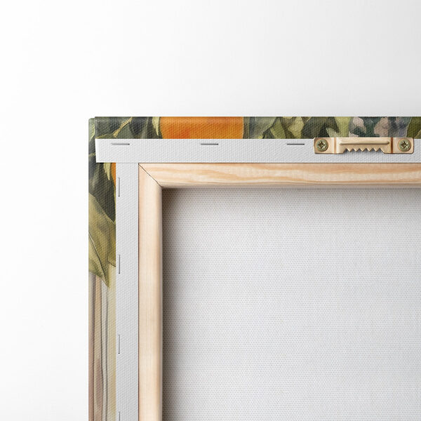 Glas sinaasappelsap met ijs en sinaasappels uit een raam Glas sinaasappelsap met ijs en sinaasappels uit een raam