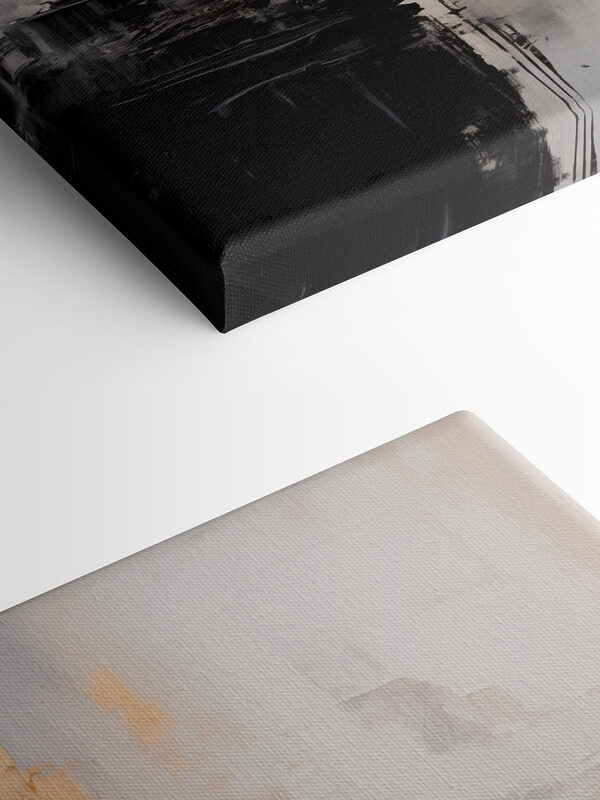 Black and white painting Black and white painting