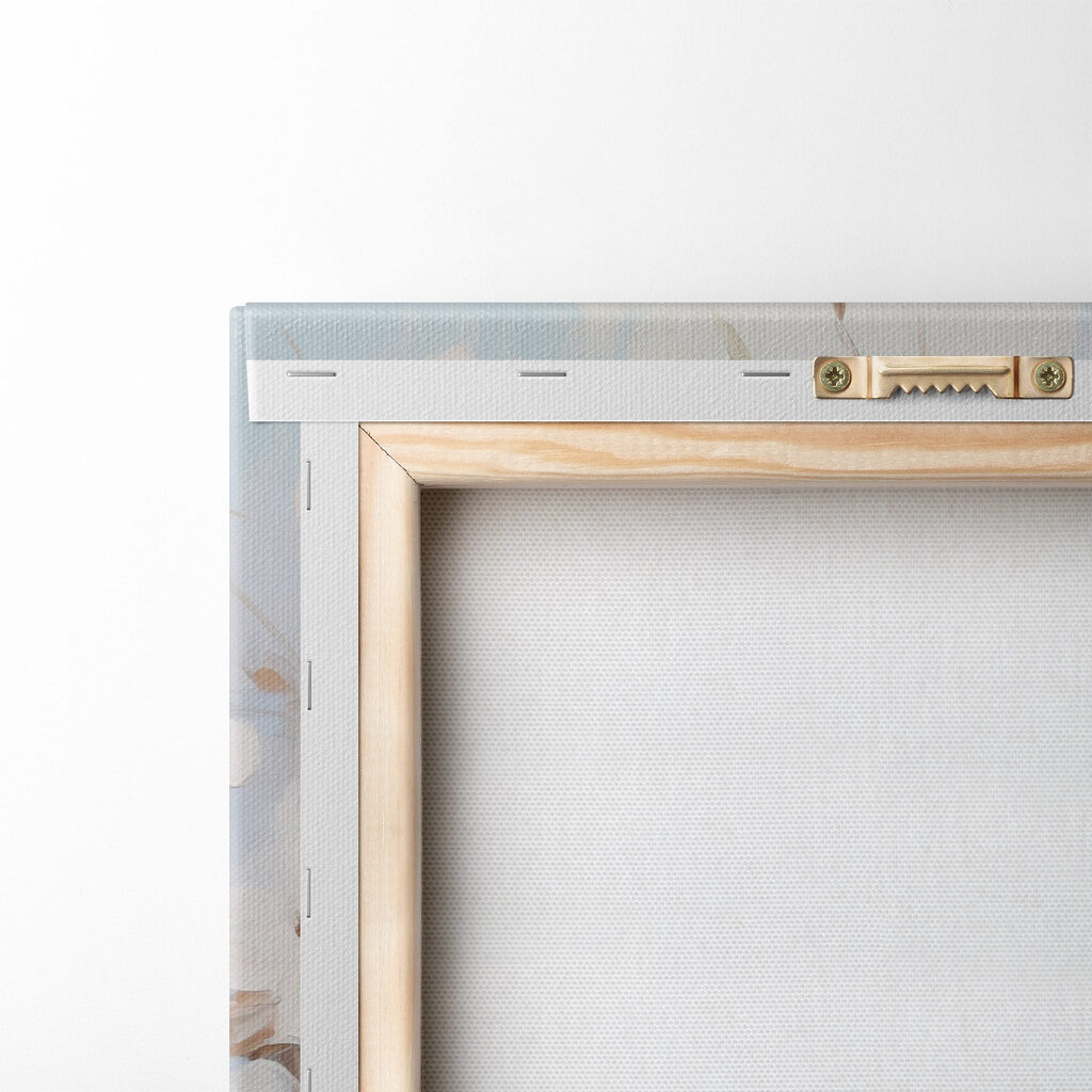 Painting of white flowers Painting of white flowers