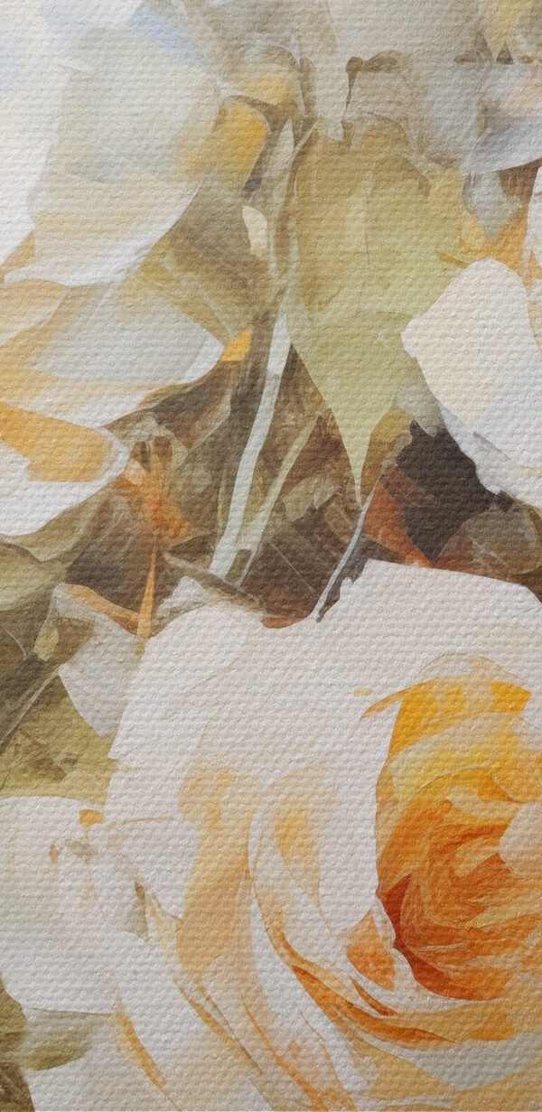 Painting of white roses Painting of white roses