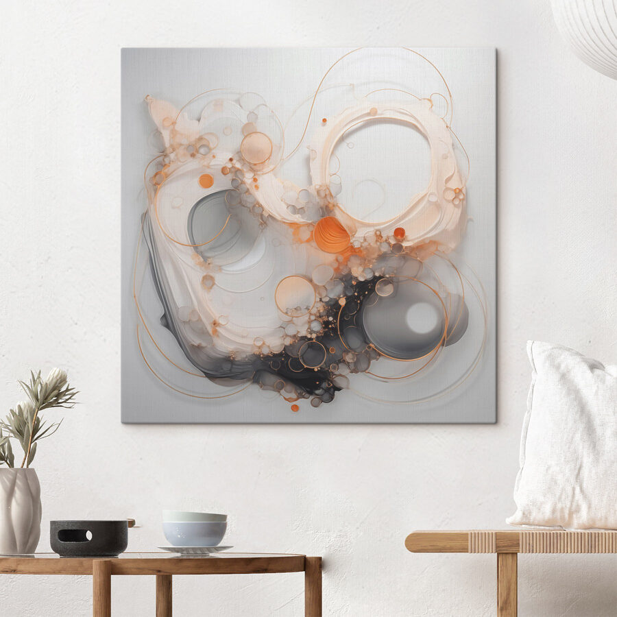 Fluid forms in subtle hues Fluid forms in subtle hues