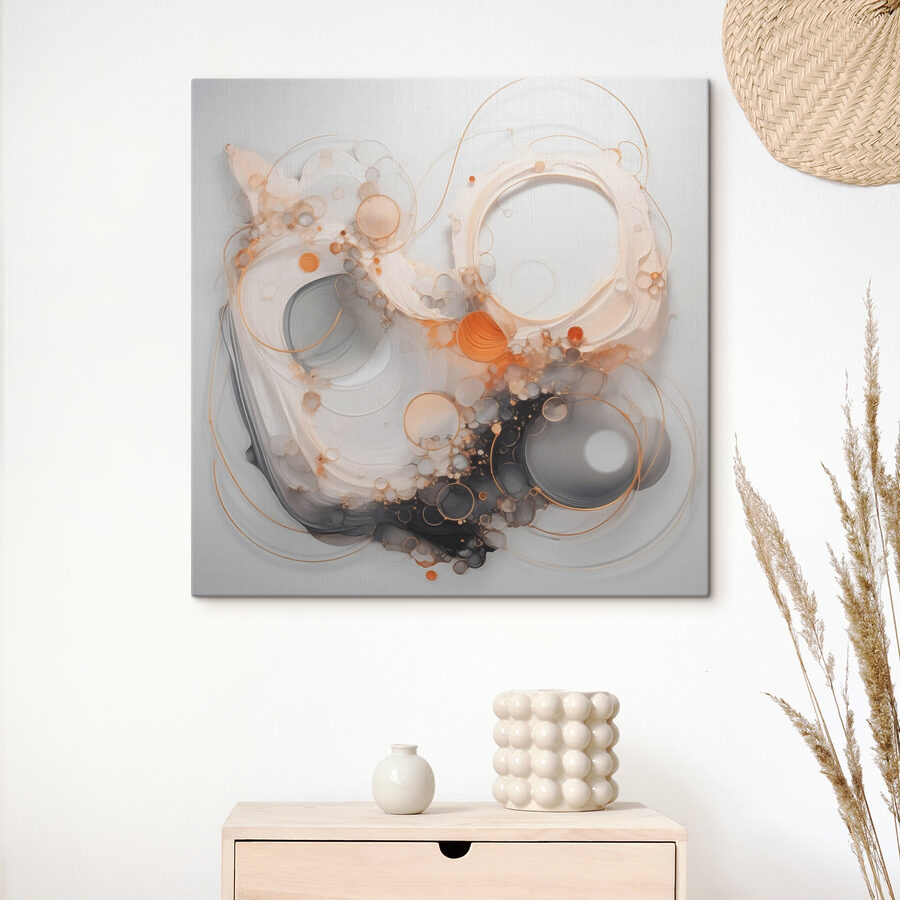 Fluid forms in subtle hues Fluid forms in subtle hues