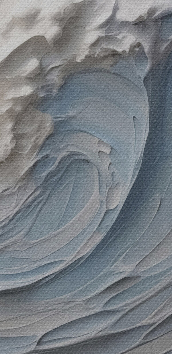 Witte en blauwe golf Witte en blauwe golf