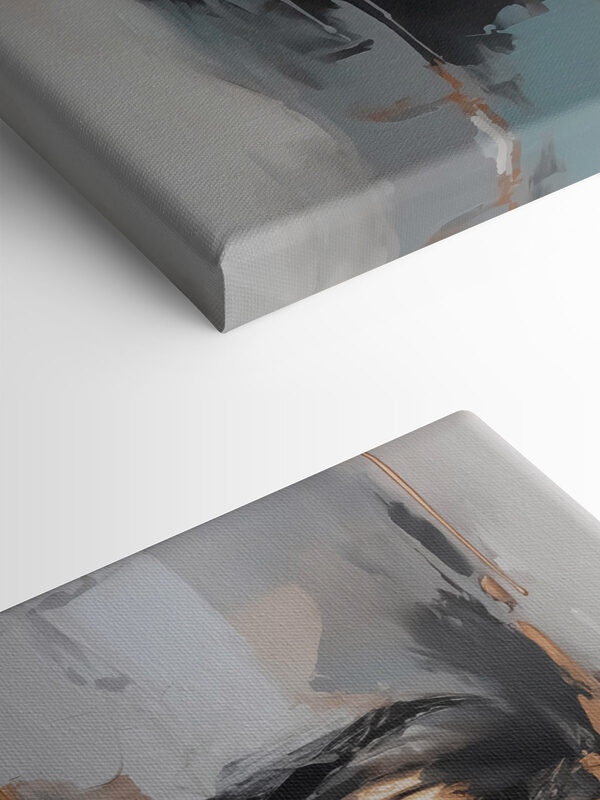 Painting of a woman's face