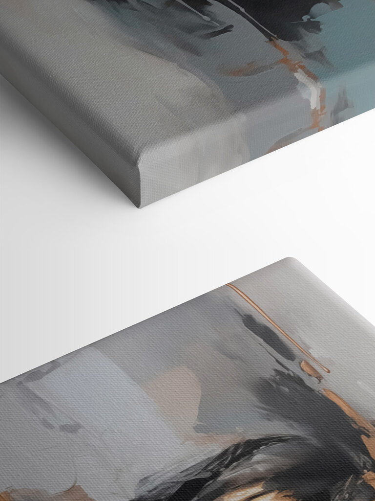 Painting of a woman's face