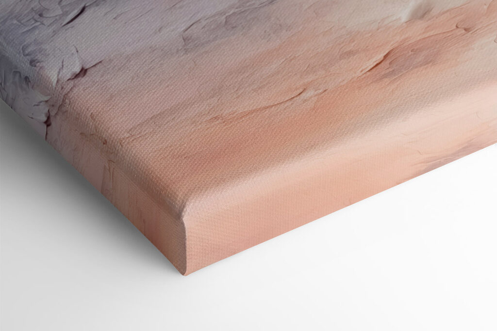 Painting of a mountain range