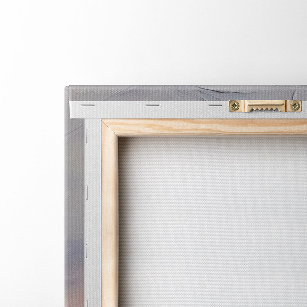 Painting of a mountain range