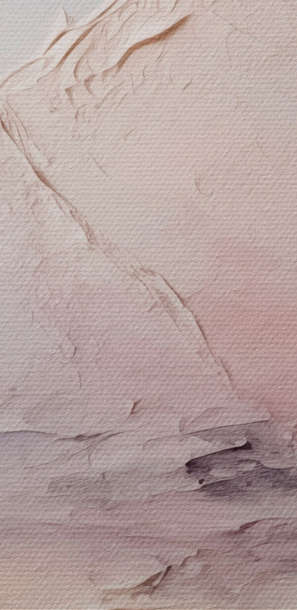 Schilderij van een bergketen Schilderij van een bergketen