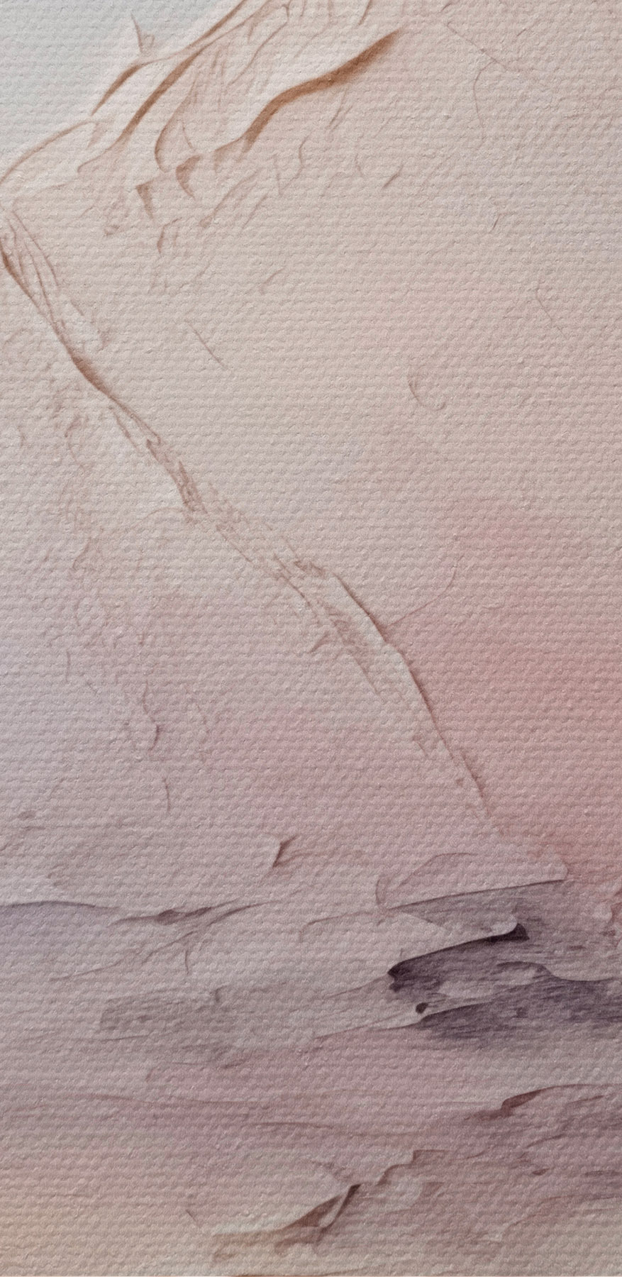 Schilderij van een bergketen