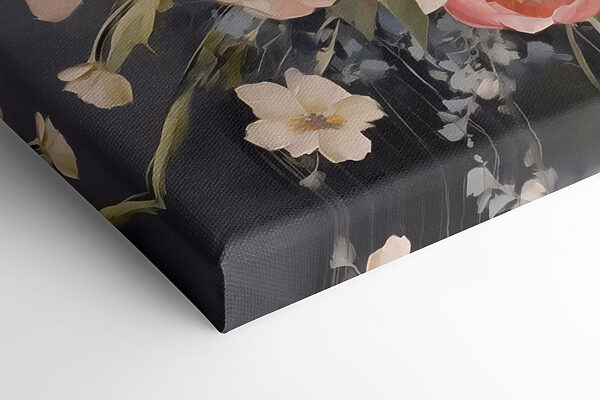 Schilderij van bloemen in een vaas Schilderij van bloemen in een vaas