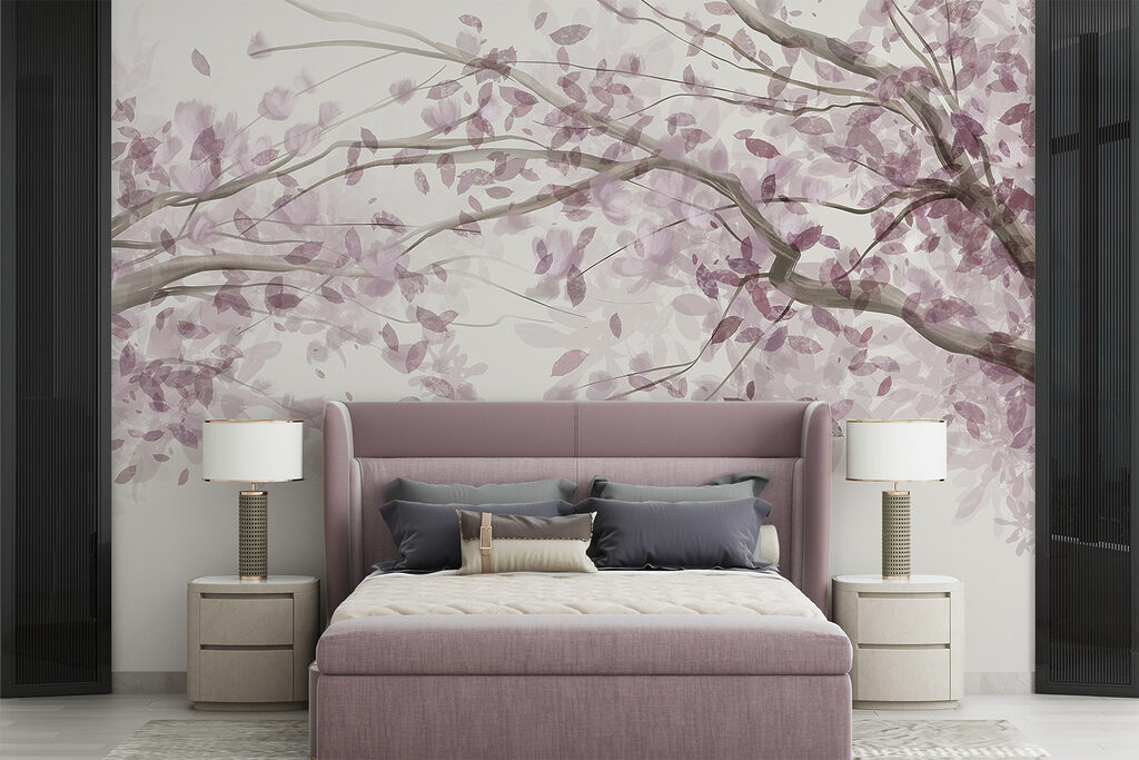 Tree with purple leaves