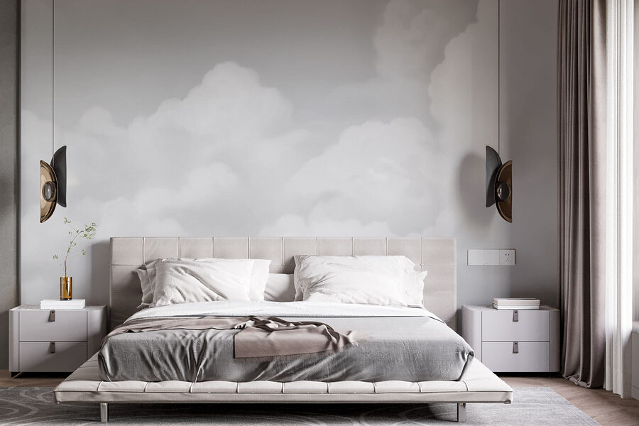 Bewolkte lucht met veel wolken Bewolkte lucht met veel wolken
