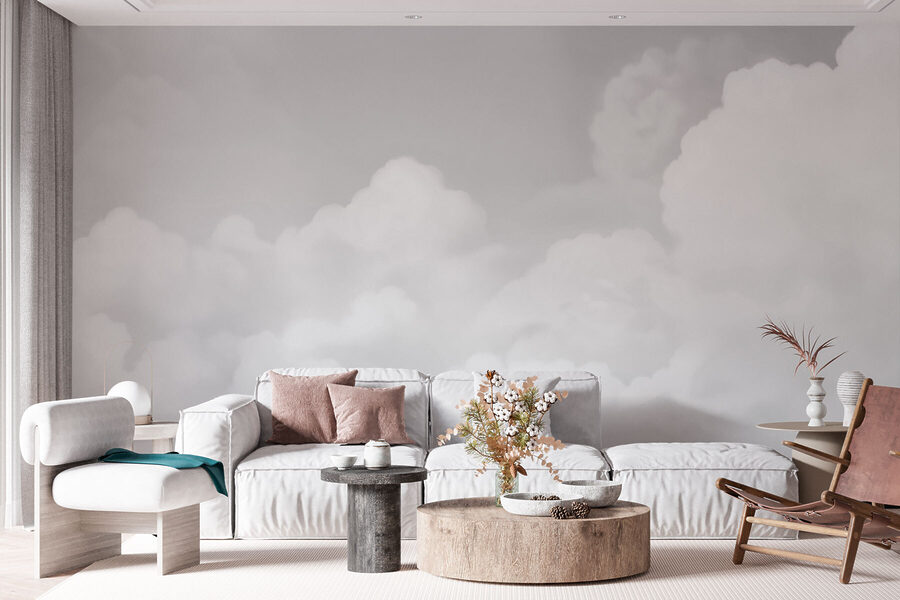 Bewolkte lucht met veel wolken Bewolkte lucht met veel wolken