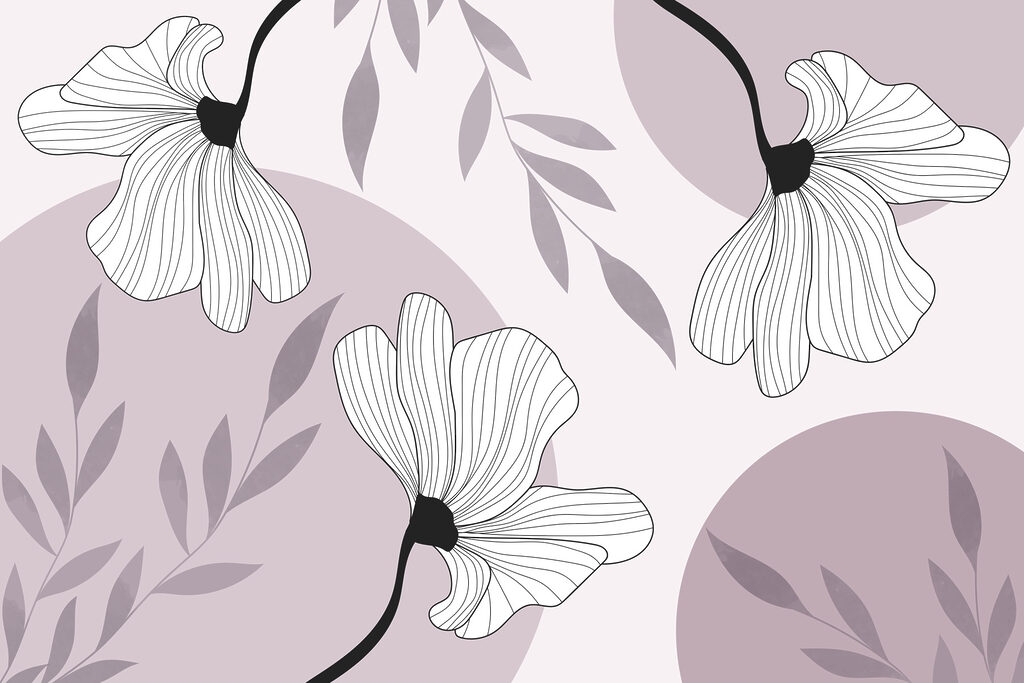 Delicate bloemen in zachte kleuren Delicate bloemen in zachte kleuren