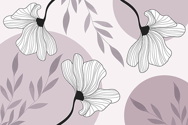 Delicate bloemen in zachte kleuren Delicate bloemen in zachte kleuren