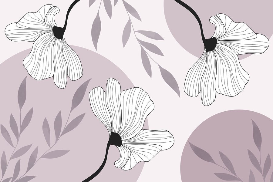 Delicate bloemen in zachte kleuren Delicate bloemen in zachte kleuren