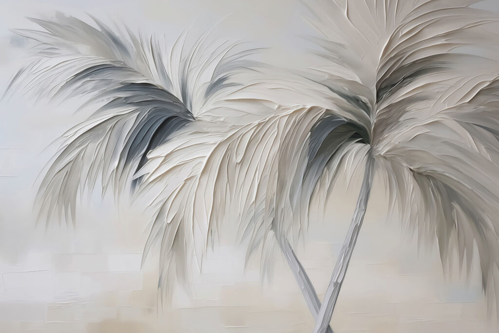 Schilderij van palmbomen Schilderij van palmbomen