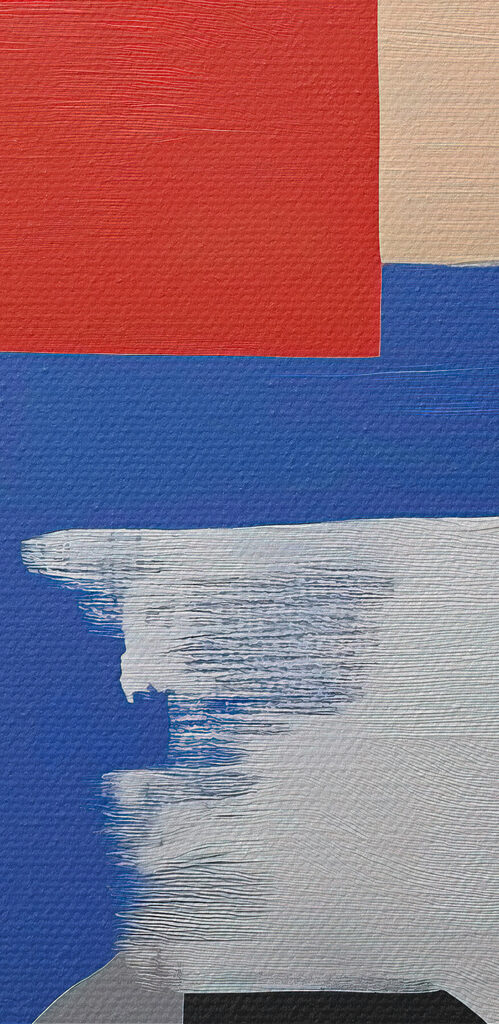 Painting of different colors and shapes Painting of different colors and shapes