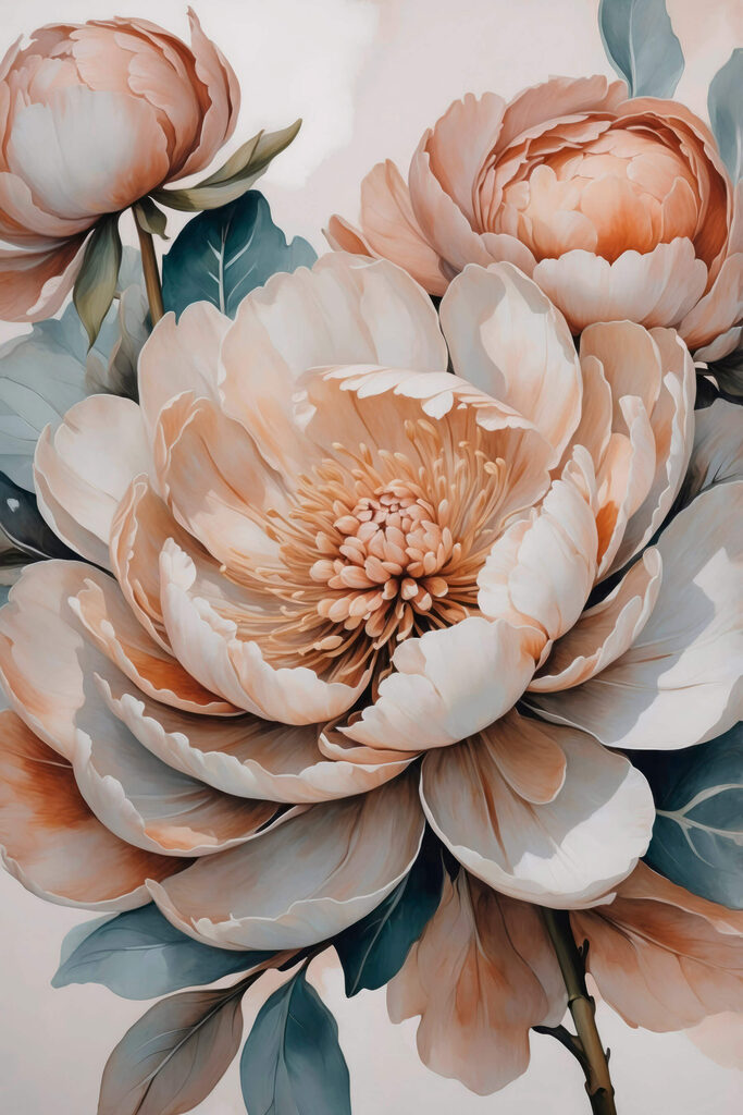 Bountiful blooms in soft tones Bountiful blooms in soft tones