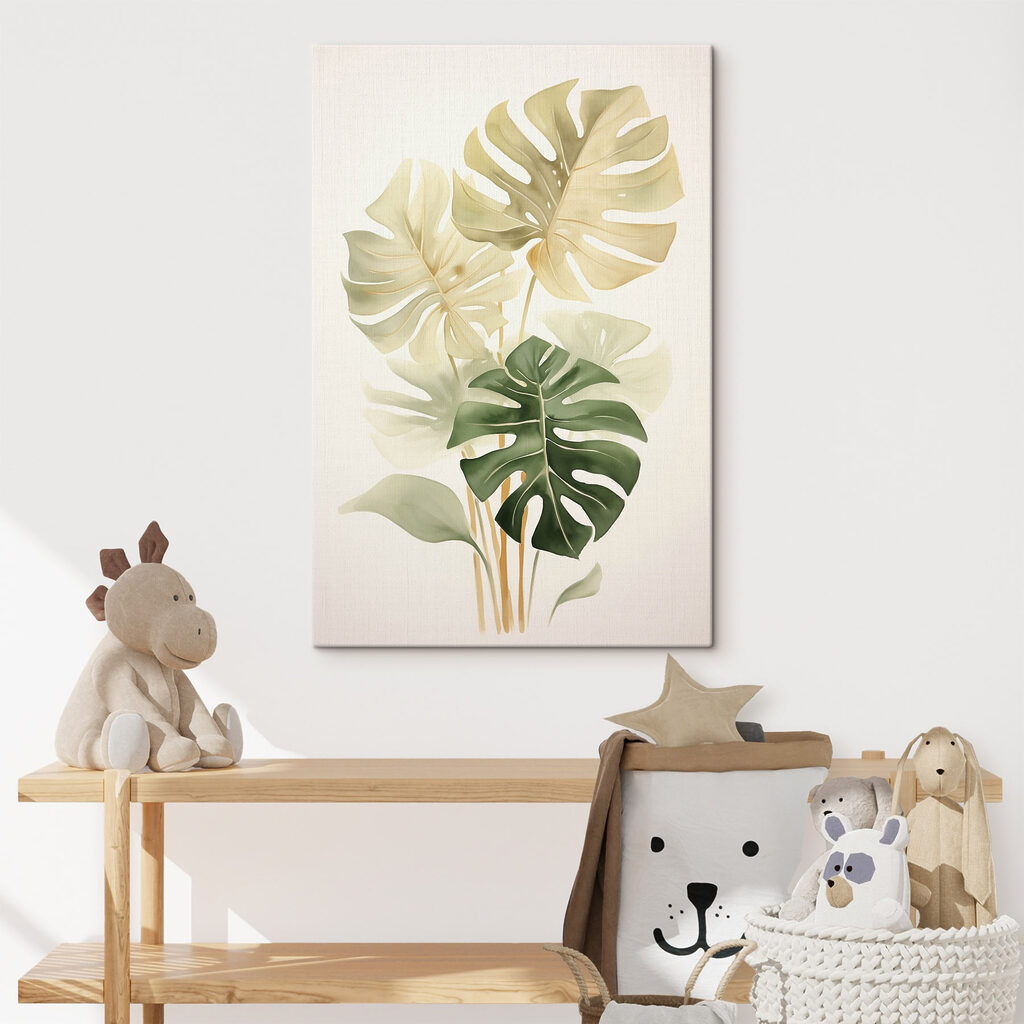 Group of leaves on a white background