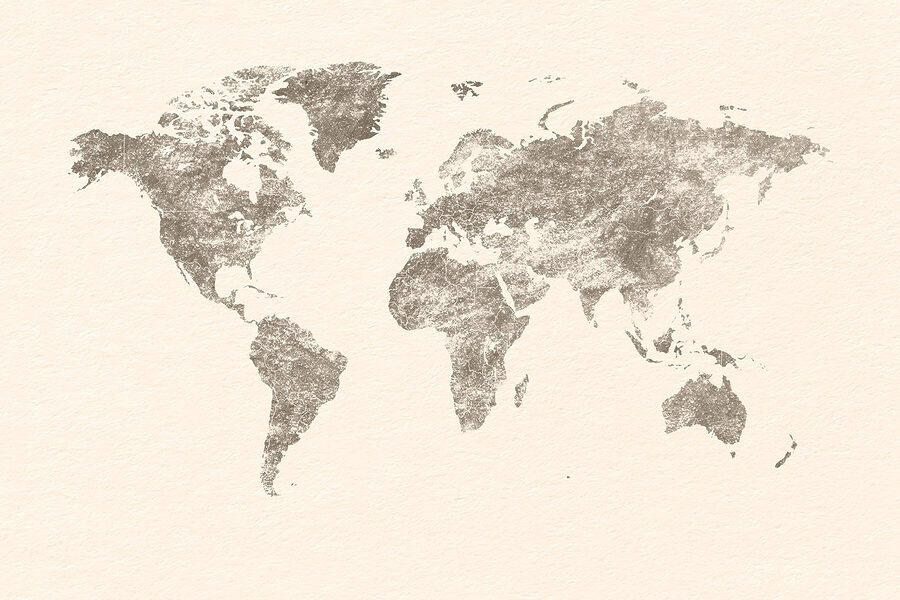 Kaart van de wereld