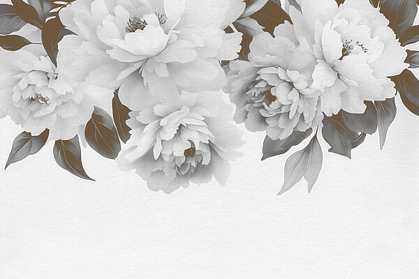 Groep witte bloemen Groep witte bloemen