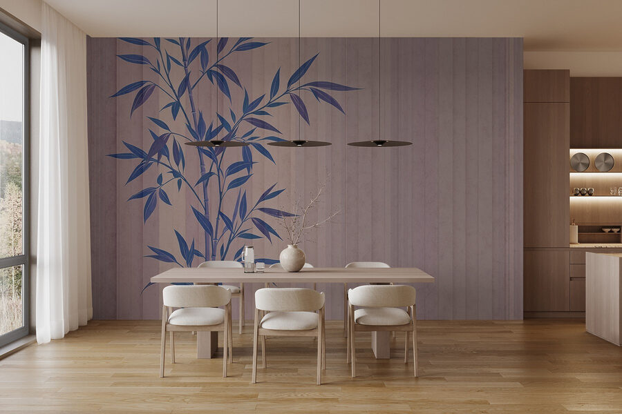 Plant met blauwe bladeren