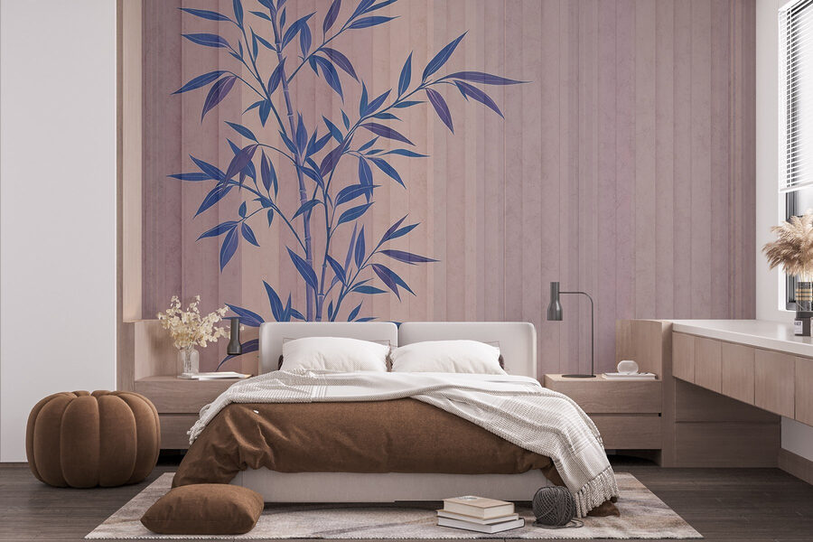 Plant met blauwe bladeren
