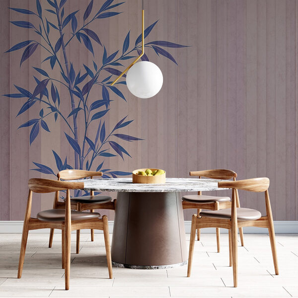 Plant met blauwe bladeren Plant met blauwe bladeren